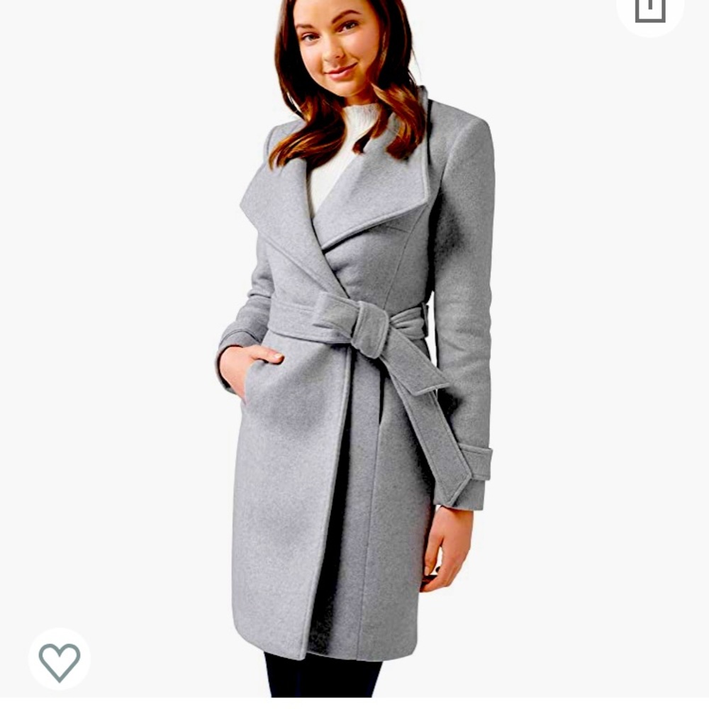 Ever New Women’s Melody Wrap Coat — 100% Australian wool